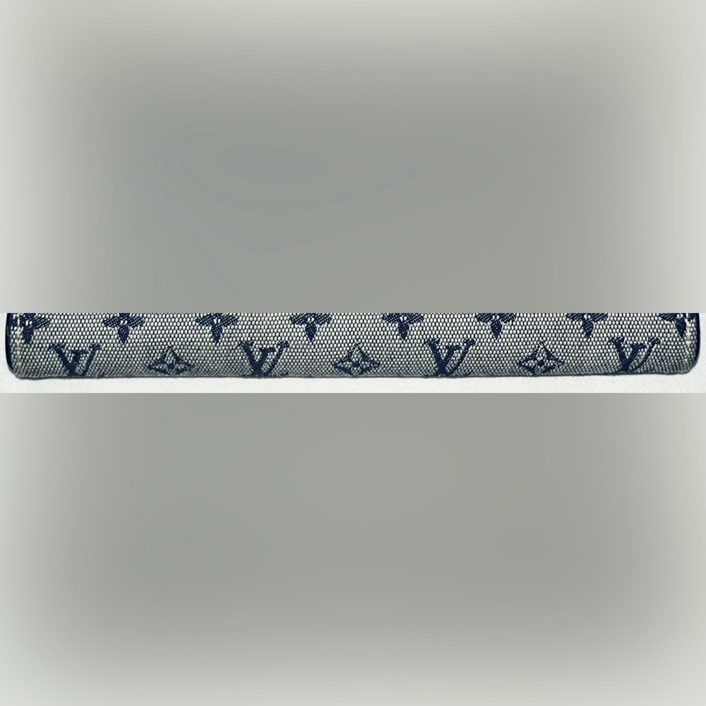 Louis Vuitton Authentic Monogram Navy Mini Lin Continental LV Dust bag & ribbon - Picture 7 of 12